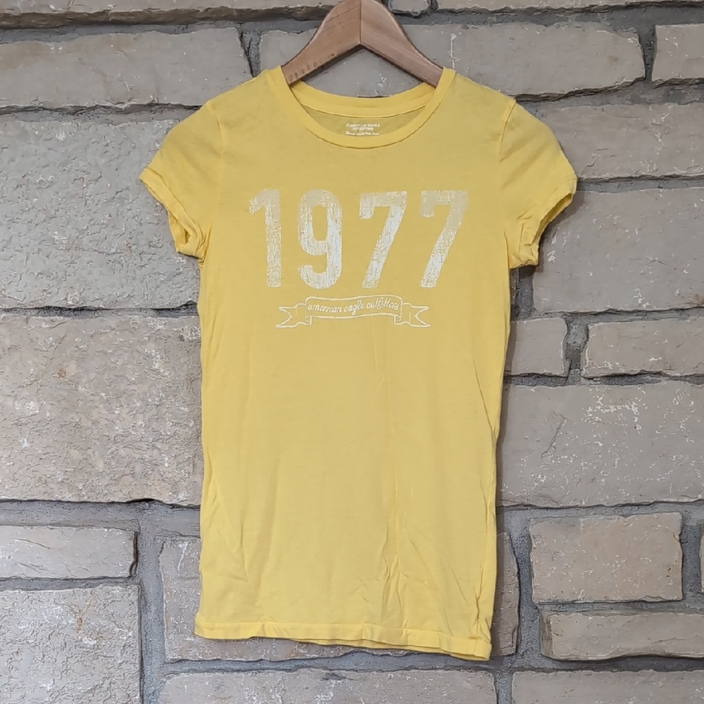 AEO Yellow Tee